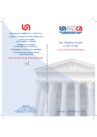 Dépliant UNETICA Traduction certifiée